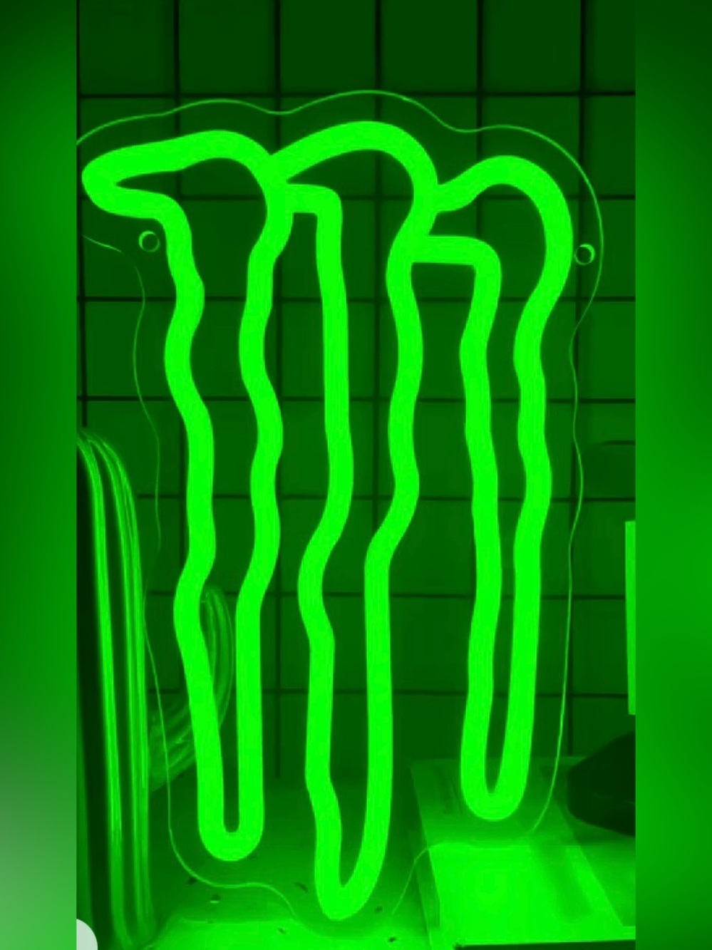 Monster Energy Drink Neon Light Sign Bar Man Cave - NWT π―π₯ - Picture 2 of 4